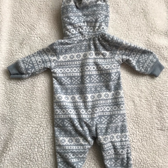 Carter’s Fleece Jumpsuit 3 Months - Picture 3 of 4